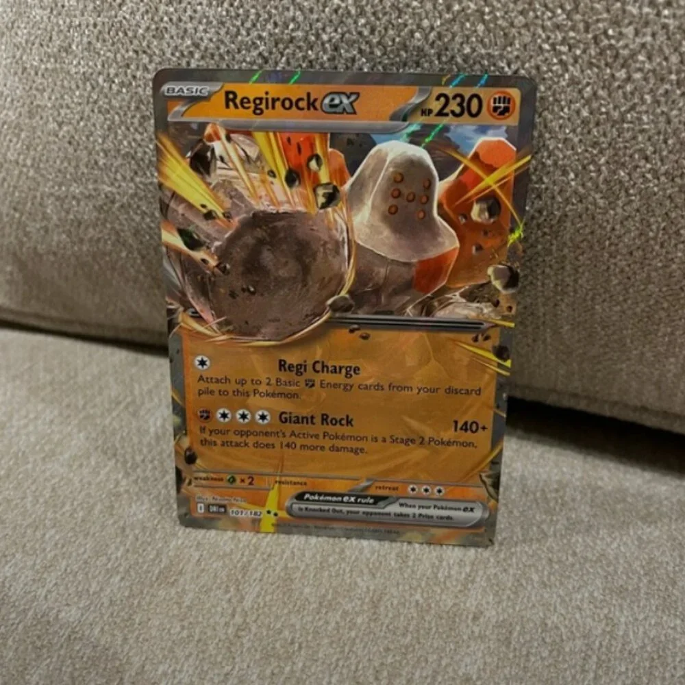 Regirock ex 101/182 - Destined Rivals - Double Rare Holo - Pokemon TCG - NM